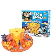 Kasstino Kids Parent-Child Interaction Cat Mouse Game Chess Indoor Play Table Games Toys