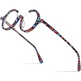 HEPIDEM Acetate Glasses Men,New Round Vintage Retro Optical Eyeglasses Frame for Women