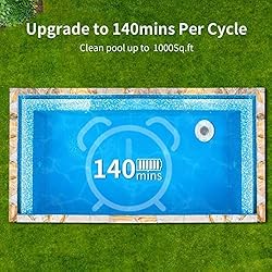 Moolan Cordless Pool Vacuum Cleaner, Robotic Pool