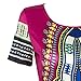 Womens Traditional African Print Dashiki Stretch Bodycon Dress XL Blue