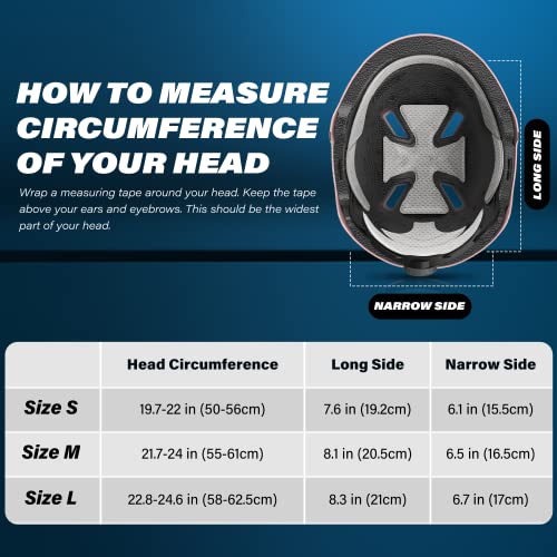 Findway Skateboard Bike Helmet - Bicycle Helmet for Kids Youth & Adults Suitable for Commuter,Skate, Scooter, Longboard & Incline Skating Rollerblading