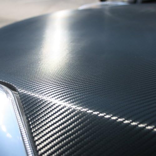 Black Carbon Fiber Vinyl Wrap - Outdoor rated for automotive use - 72" x 60 "