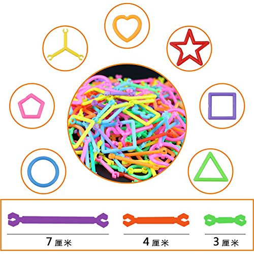 NanHong roll outThe New With shaft Snowflake Plastic Building Blocks Toy, Two kinds different Educational Construction Engineering Building Blocks Set | Interlocking Building Connecting box Kit