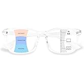 OPTOFENDY Progressive Multifocal Reading Glasses for Women Men, Anti Glare/Eyestrain Blue Light Blocking Computer Readers