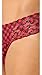 Hanky Panky Women's Holiday Check Low Rise Thong, Red/Black, One Size