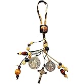 St Benedict Home Protection Door Hanger with Saint Card House Blessing Gift Set