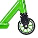 Land-Surfer Stunt Scooter Black with Green trim and Small Skulls