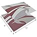 Stylish Camping 159125 9-feet by 12-feet Reversible Mat, Plastic Straw Rug, Large Floor Mat for Outdoors, RV, Patio, Backyard, Picnic, Beach, Camping (Burgundy)