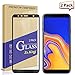Zeking [2-Pack] Samsung Galaxy J4 Plus Full Coverage Screen Protector Tempered Glass 3D Touch Case Friendly 9H Hardness [Anti Scratch][Anti-Fingerprint] Bubble Free (Black)