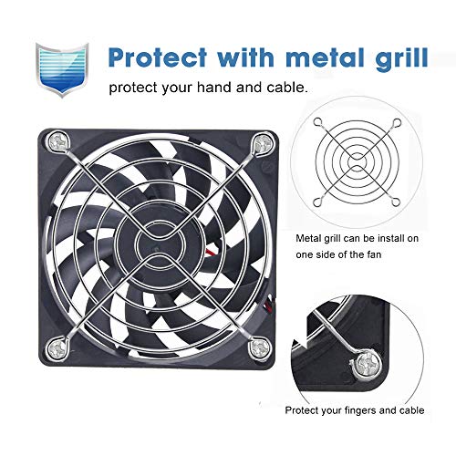 GDSTIME-80mm-x-10-mm-DC-12V-Fan-Case-Brushless-Cooling-Fan-2-Pin-PC-Case-Airflow-Cooler