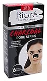 Biore Deep Cleansing Pore Nose Strips Charcoal 6 Count