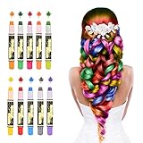 Kids Hair Chalk Pens, 10 Colors Temporary Washable Hair Dye Safe - for Party, Girls Gift, Kids Toy, Birthday Cosplay and All Festivals