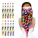 Hair Chalk Pens, 10 Colors Temporary Washable Hair