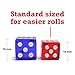 Brybelly 50 or 100 Pack of Bulk Six Sided Dice|D6 Standard 16mm|Great for Board Games, Casino Games & Tabletop RPGs| Orange- 100 Count