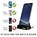 Agoz Charging Dock,Micro USB Charger Station Stand for Samsung Galaxy S7, S6, Note 5, J7, J7 PRO, J7V, J7 Sky Pro, J7 Perx,J7 Prime, J3 Emerge,Eclipse,Mission,J3V, Motorola Moto G5 Plus,G4,E5 (Silver)