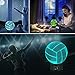 Elstey Volleyball 3D Lamp Optical Illusion Night Light, 7 Color Changing Touch Switch Acrylic Flat & ABS Base & USB Cable Decoration Lamps for Christmas Gift