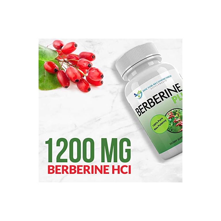 Berberine Plus 1200mg Per Serving 120 Veggie Capsules Royal Jelly