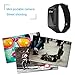 Bysameyee Smart Bracelet Video Recording Camera, HD 1080P Mini DVR Cam with Steps Tracking – Black Adjustable Wristband
