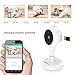 MiSafes WiFi Baby Pet Video Monitors 1280x720p Wireless Security Camera HD Remote Home Surveillance Indoor Cameras with 2 Way Audio Talk for iPhone iPad Android Samsung Sony LG (White)