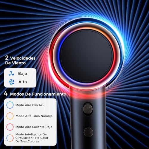 Aidisy 1500W Professional Ionic Hair Dryer, Powerful Travel Dryer with 2 Speed Motor and 3 Temperatures, Constant Temperature for Hair Care with 1 Concentrator