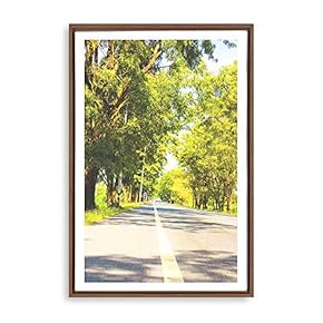 Framed Canvas Wall Art for Living Room, Bedroom Highway Canvas Prints for Modern Home Decoration Ready to Hang - 16"x24" inches