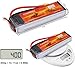 FLOUREON 3S 11.1V Lipo 5500mAh 35C Lipo Battery with XT60 Plug for 1/8 & 1/10 rc car, Traxxas Slash, Slash 4x4, emaxx, Bandit, rustler, Stampede 4x4,Monster jam replicas, Electric Buggy (2pack)