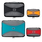 Pro Packing Cubes Lightweight Travel Cube Luggage Organizers - 4 Piece Set