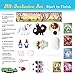 Bryte Kids Sewing Kit and Unicorn Fairy Garden Craft - Fun DIY Kid Crafts Sew Kits and Art Projects for Girls and Boys All Ages - 120 Piece Set for Beginners
