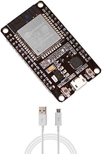 ESP32 Development Board IoT - WiFi and Bluetooth - ESP-WROOM-32 - Dual Core with MicroUSB Cable