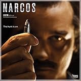 Narcos 2018 12 x 12 Inch Monthly Square Wall Calendar with Foil Stamped Cover, Crime Trafficking TV by 