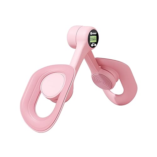 DASIAUTOEM Thigh Trainer, Pelvic Floor Muscle Trainer, Training Device for Female Buttocks with Intelligent Counting, Trimmer Inner Thigh, Pelvic Floor Trainer for Hip Training, Arm Training (Pink)