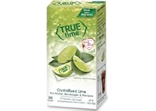 TRUE LIME Water Enhancer, Bulk Dispenser Pack (100 Packets), 0 Calorie Drink Mix Packets For Water, Sugar Free Lime Flavoring