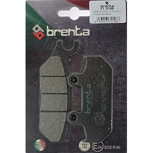 Brenta Organische remblokken Motorfiets Yamaha 400 Artesia, XT en 600, XT K 600, XT Z 660