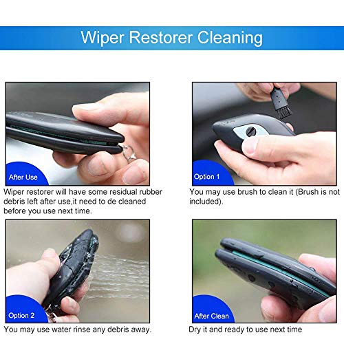 Leegoal Auto Wiper Repair, Car Wiper Blade Repair Tool, Universal Car Wiper Restorer with Keychain - Thumbnail 4