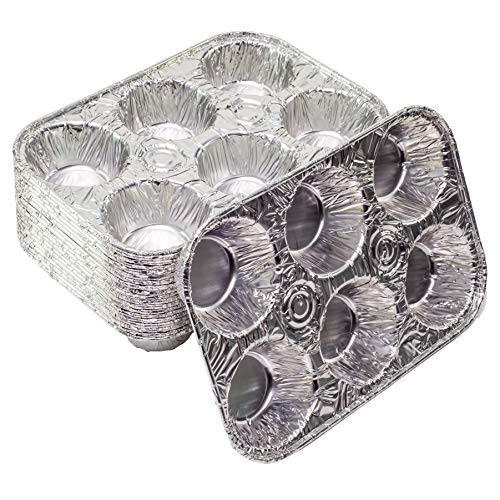 Disposable Cupcake Trays. DOBI (20 Pack) Muffin Pans Disposable
