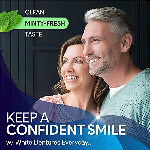 Dental Duty Super Clean Retainer & Denture Cleansing Powder-(2 Pack) Effervescent Antibacterial Dental Cleaner for Dental Appliances - Removes Bad Odor, Plaque & Stains - Made in USA - 3 Month Supply