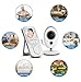 Video Baby Monitor Wireless with Digital Camera,Anmade 2 Way Talkback, 2.4inch Screen Night Vision Temperature Monitoring Lullabies Long Range and High Capacity Battery for Security