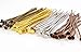 Assorted Mixed Color Flat Head Pins for Jewelry Making- Nickel Free (50mm x 21 Gauge) 2 Inch