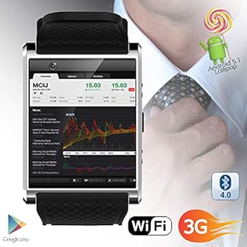 Amazon.com: Tiean DM98 Bluetooth 3G Android Smart Watch SIM ...