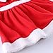 Baby Girls' Christmas Costume Dress Xmas Senta Claus Onesie Outfit Romper & Hat