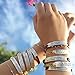 Sweet Romance Enjoy The Journey Inspirational Message Bar Bangle Bracelet - Graduation Gift