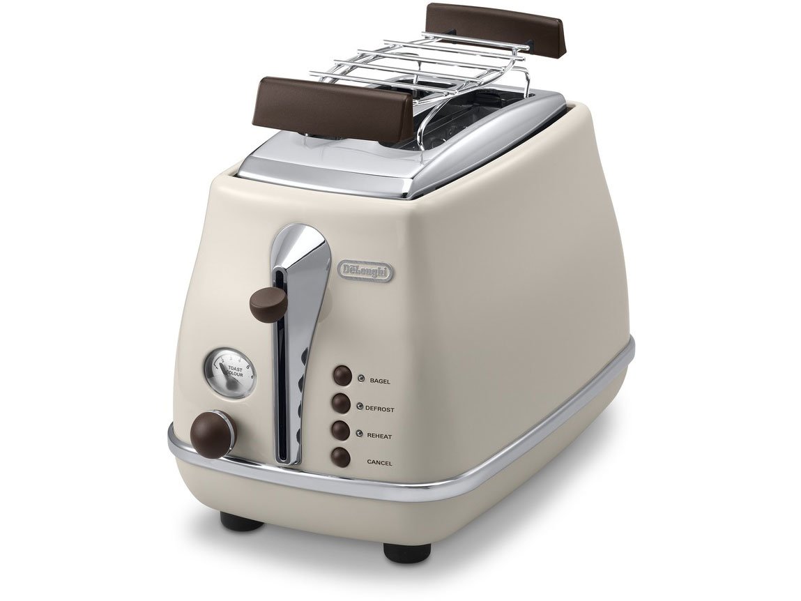 Delonghi CTOV BG Tostadora Icona Vintage W color beige
