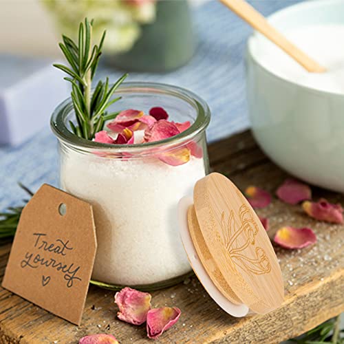 Oui Yogurt Jar Lids 6 Pack Bamboo Jar Lids for Oui Yogurt Jars