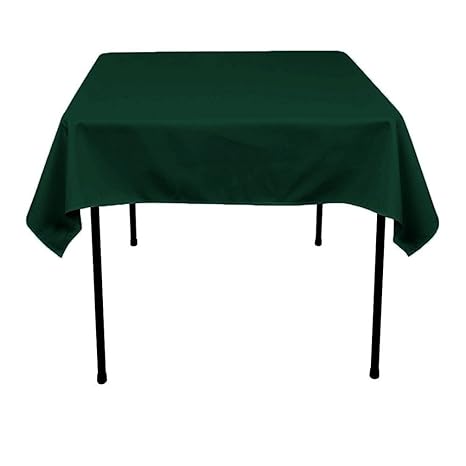 Amazon Com Trlyc 72x72 Polyester Hunter Green Tablecloth Wedding