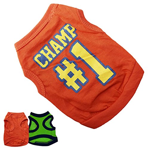 Binmer(TM)Pet Dog Clothes Dog Shirts Dog Cat Sport Vest Small Dog Summer Clothes T-Shirt Apparel Costumes