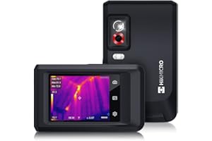 HIKMICRO Pocket 27,648 Pixels IR Resolution Thermal Imaging Camera with 8MP Visual Camera, 25 Hz, Wi-Fi, 3.5" Touch Screen Thermal Imager, 192 x 144, IP54, -4°F~752°F