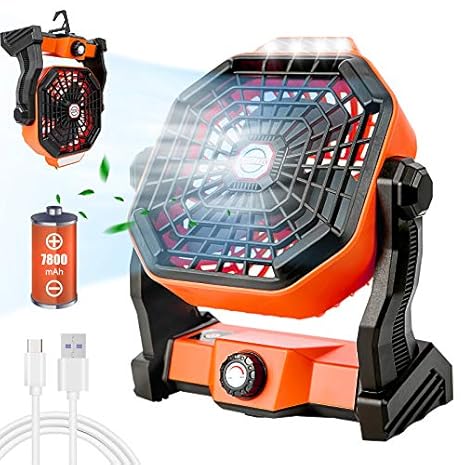 7800mah stepless operated fans