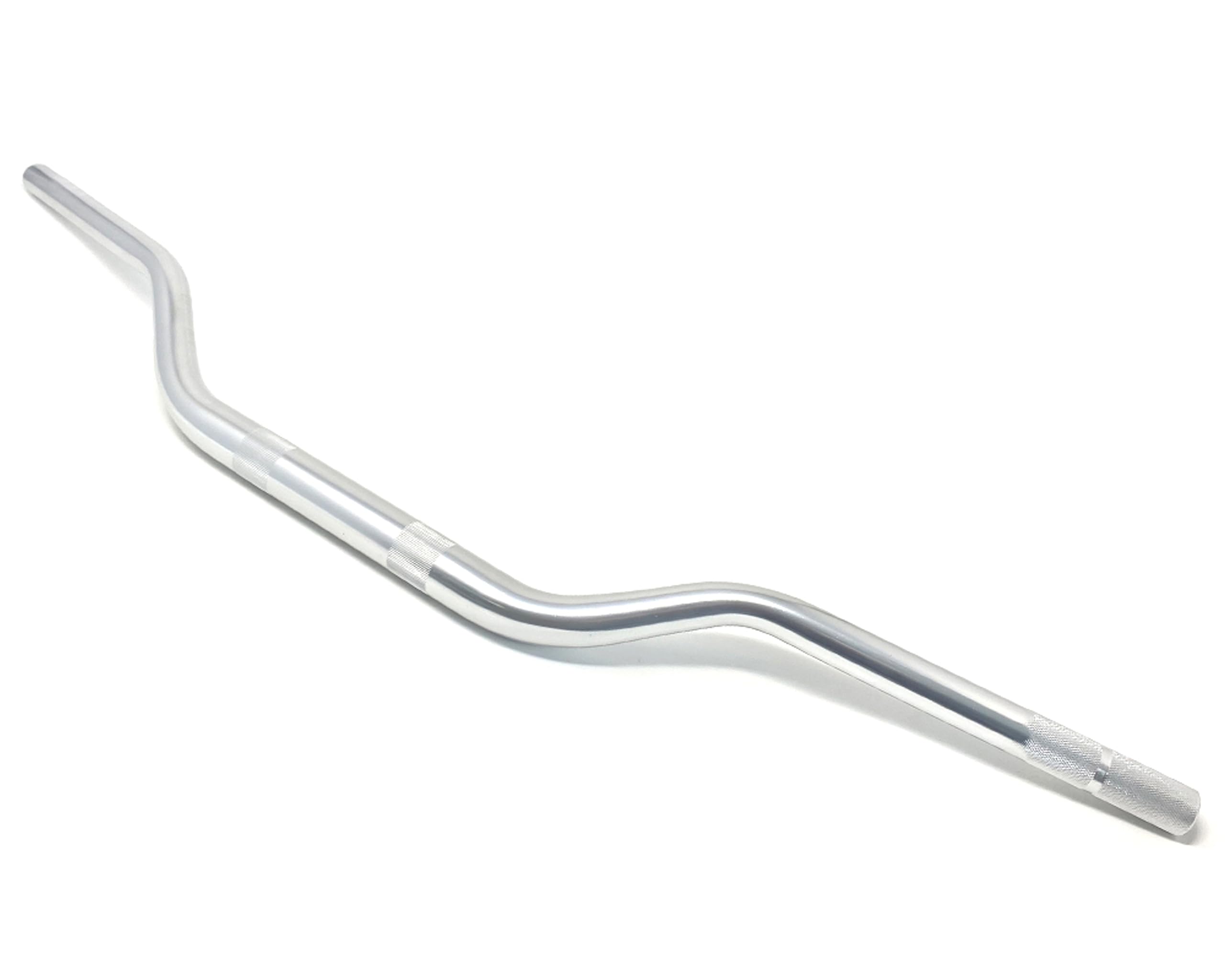 Premium Tapered 28mm Motorcycle Handlebars Fatbars in SILVER Alloy for Motocross | Trials Bike | Supermoto | Streetfighter | Strong, Stylish and Versatile