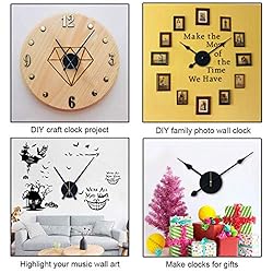 EMOON 2 Pair Hands 3D Clock Movement DIY Large Wall
