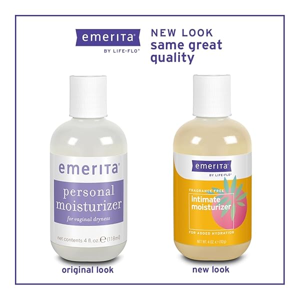 EMERITA PERSONAL MOISTURIZER | INTIMATE SKIN CARE FOR VAGINAL DRYNESS | WATER BASED WITH CALENDULA & VITAMIN E | ESTROGEN & PARABEN FREE | 4 FL OZ